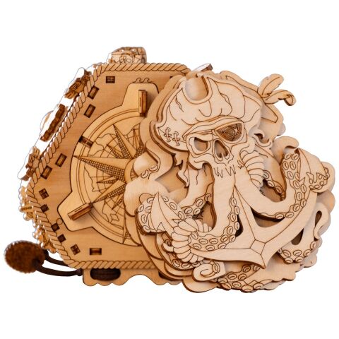 EscapeWelt Blackbeard's Compass Wooden Puzzle